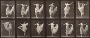 V0048646 A woman dancing. Photogravure after Eadweard Muybridge, 1887
